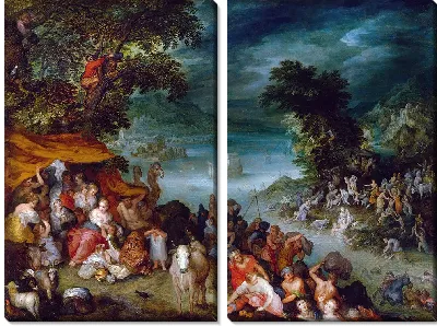 Картина Потоп с Ноевым ковчегом