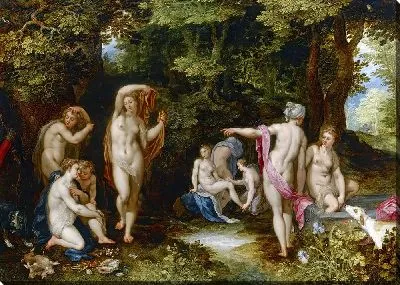 Картина Диана и Актеон