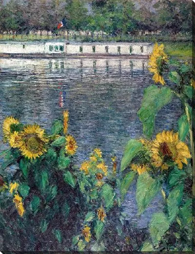 Картина Подсолнухи вдоль Сены