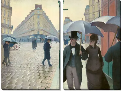 Парижская улица. Дождливый день