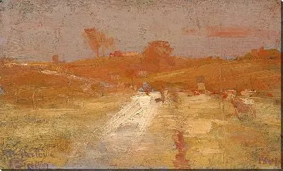 Картина Пастораль в желтом и сером — цветное впечатление от Темплстоу