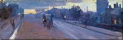 Картина Ходдл-стрит, 22:00.