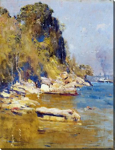 Картина Из моего лагеря (бухта Сириус)