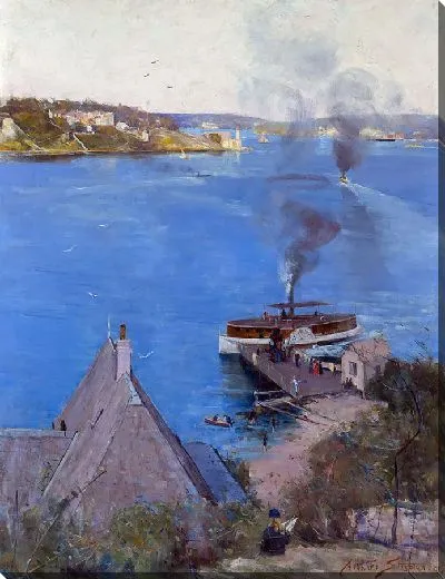 Картина От Макмахонс-Пойнт - стоимость проезда один пенни