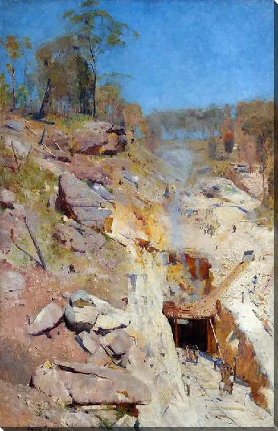 Картина Огонь горит