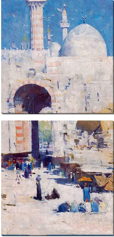 Картина Каирская улица [или Мечеть Султана Хасана]