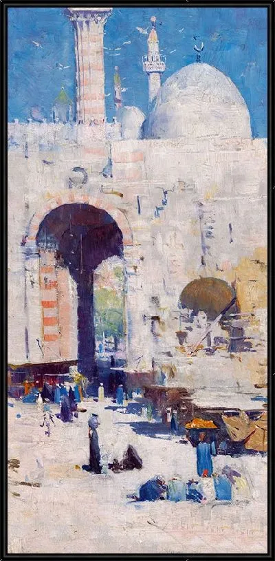 Картина Каирская улица [или Мечеть Султана Хасана]