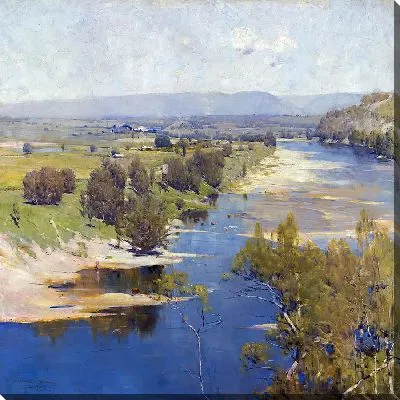 Картина «Прозрачная мощь пурпурного полудня»