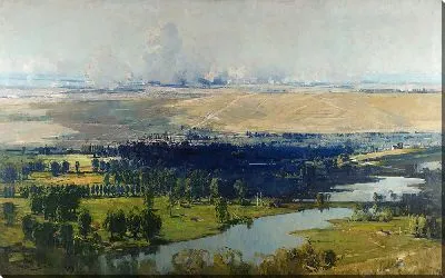 Картина Долина Соммы около Корби