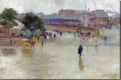 Картина Железнодорожная станция, Редферн