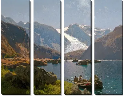 Картина Горное озеро (Mountain lake)