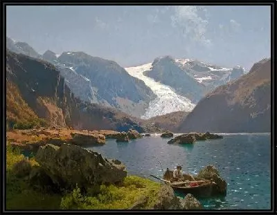 Картина Горное озеро (Mountain lake)
