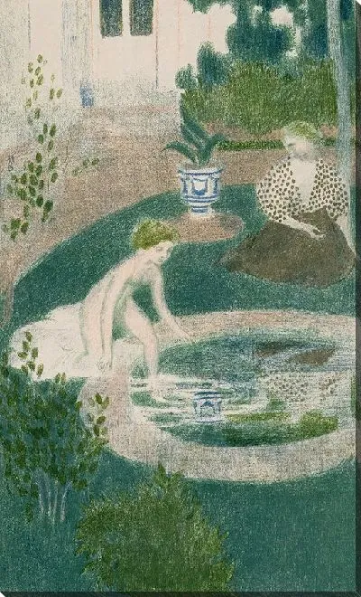 Картина Отражение в фонтане