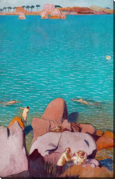 Картина Купальщики в Порт-Блане