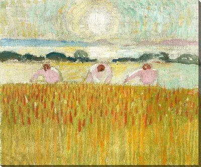 Картина Белое солнце на кукурузе