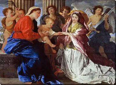 Картина Мистическое обручение Святой Екатерины