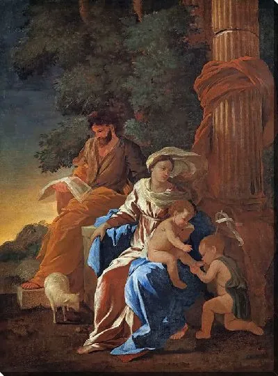 Картина Святое семейство с молодым Иоанном