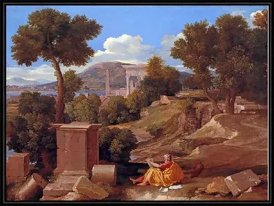 Пейзаж со святым Иоанном на Патмосе