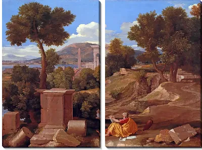 Пейзаж со святым Иоанном на Патмосе