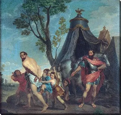 Картина Камилл и школьный учитель Фалерии