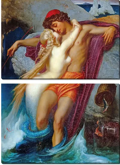 Картина Рыбак и Сирена