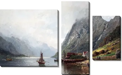 Картина Горное озеро (Mountain lake) №2
