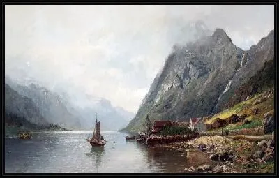 Картина Горное озеро (Mountain lake) №2