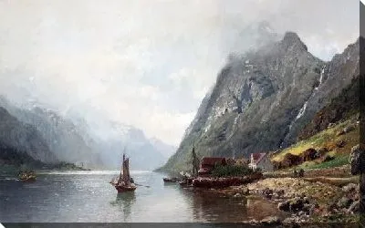 Картина Горное озеро (Mountain lake) №2