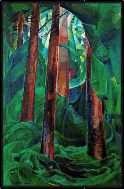 Картина Интерьер из дерева