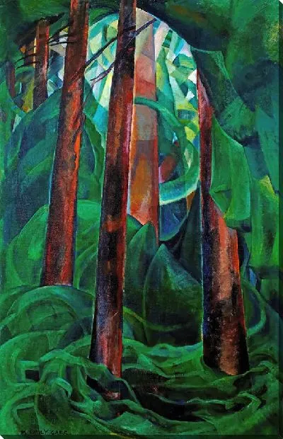 Картина Интерьер из дерева