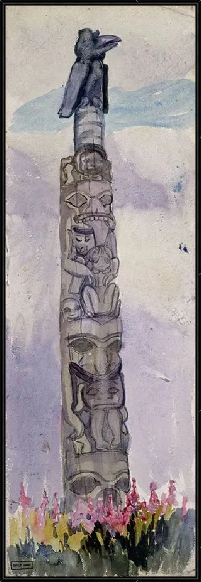 Картина Скеданс, острова Королевы Шарлотты