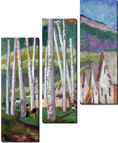 Картина Деревня Киспиокс