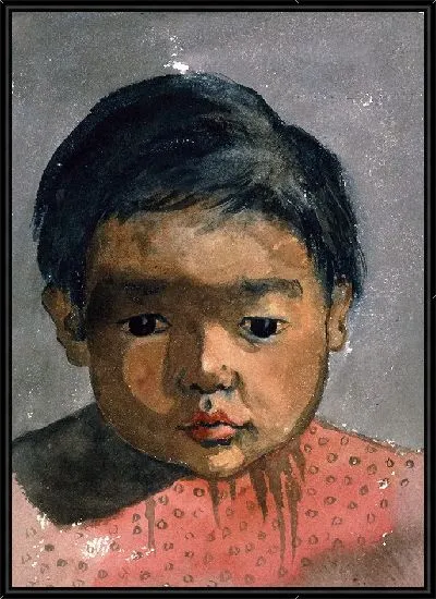 Картина Индийский ребенок