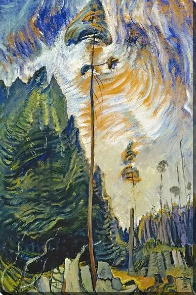 Картина Опушка леса