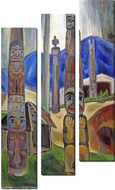 Картина Уголок деревни Китванкул