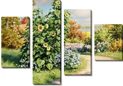 Картина Подсолнухи (Sunflowers) №5