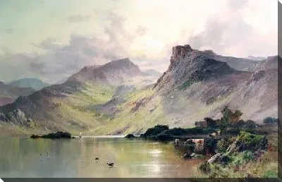 Картина Горное озеро (Mountain lake) №4