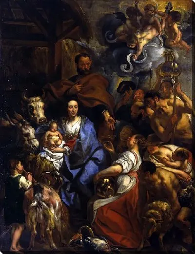 Картина Поклонение пастухов