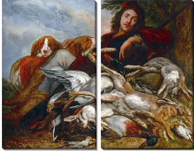 Картина Отдых после охоты