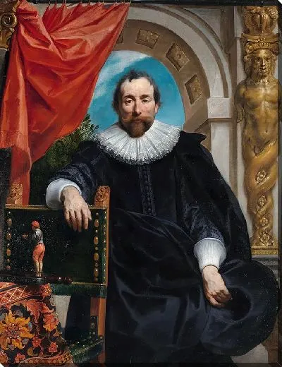 Картина Портреты Рогира Ле Витера и его жены Катарины Беагель-1