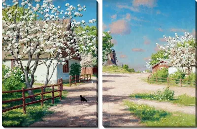 Картина Деревня (Village) №6