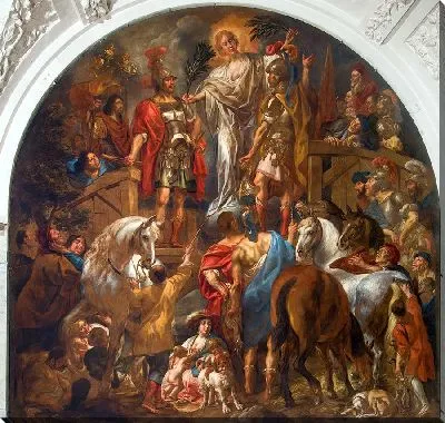 Картина Мир между римлянами и батавами