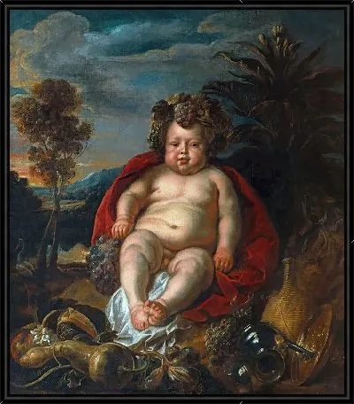 Картина Вакх в детстве