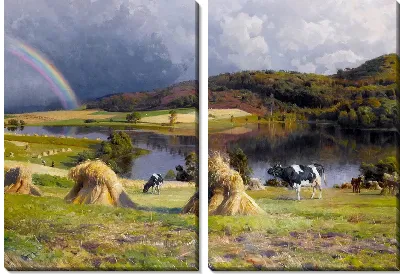 Картина Деревенский пейзаж (Country landscape) №3