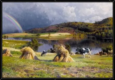 Картина Деревенский пейзаж (Country landscape) №3