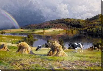 Картина Деревенский пейзаж (Country landscape) №3