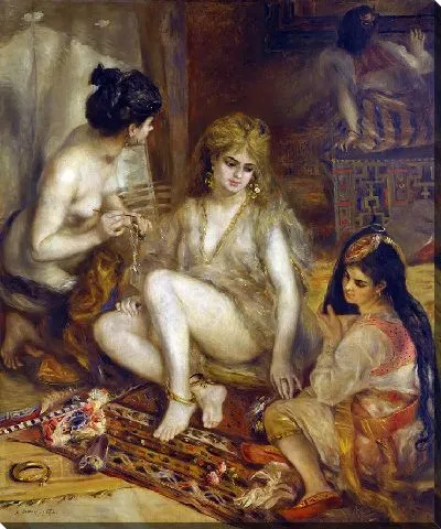 Картина Парижанки в алжирских костюмах или гареме