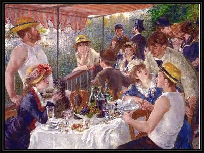 Обед лодочной группы