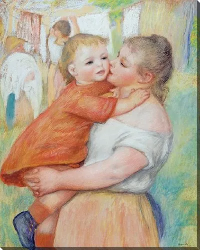 Картина Прачка и ее ребенок (Алина и Пьер)