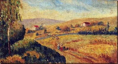 Картина Пейзаж (исследование)